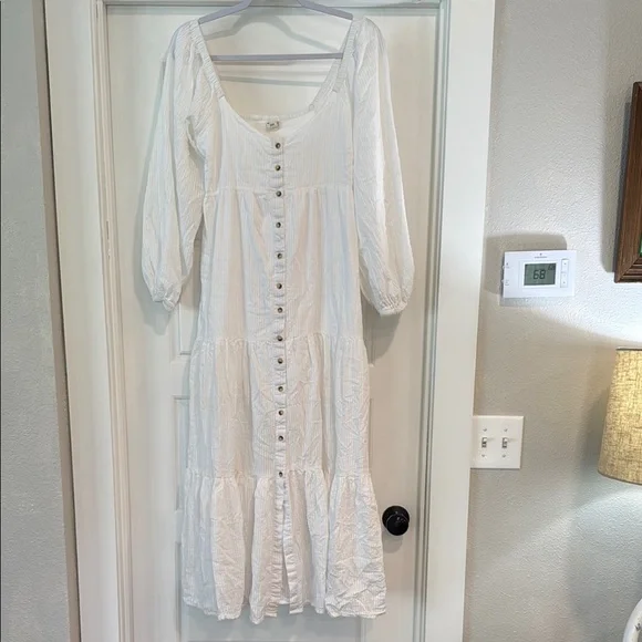 fitted lace wedding dress Starry Night Maxi Dress: Shine Bright in Bohemian Style main image 0